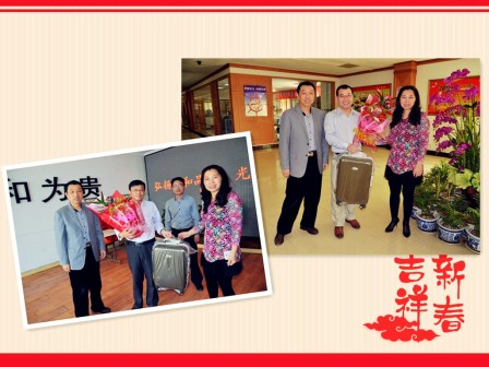 集團(tuán)工會走訪慰問集團(tuán)2014年度勞動模范